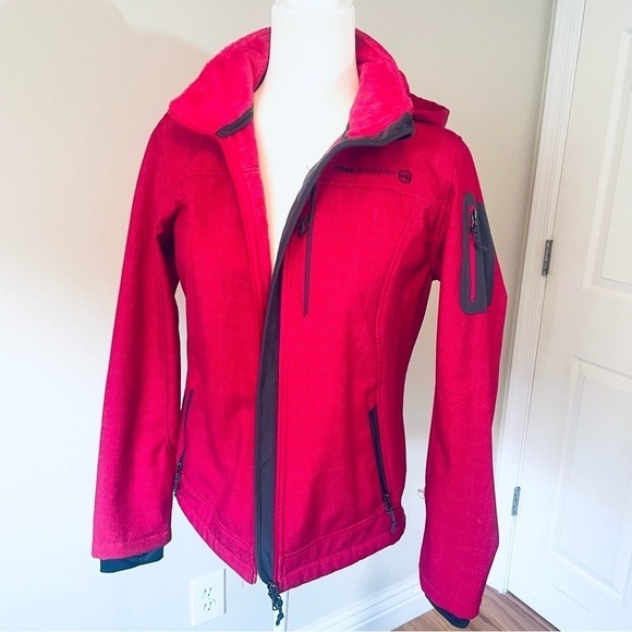 Free Country Hooded Softshell PINK Jacket – Women's Size S (Small) - Picture 3 of 16